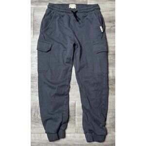 Weatherproof Vintage Gray Cargo Sweatpants Size Youth Medium Drawstring 10/12